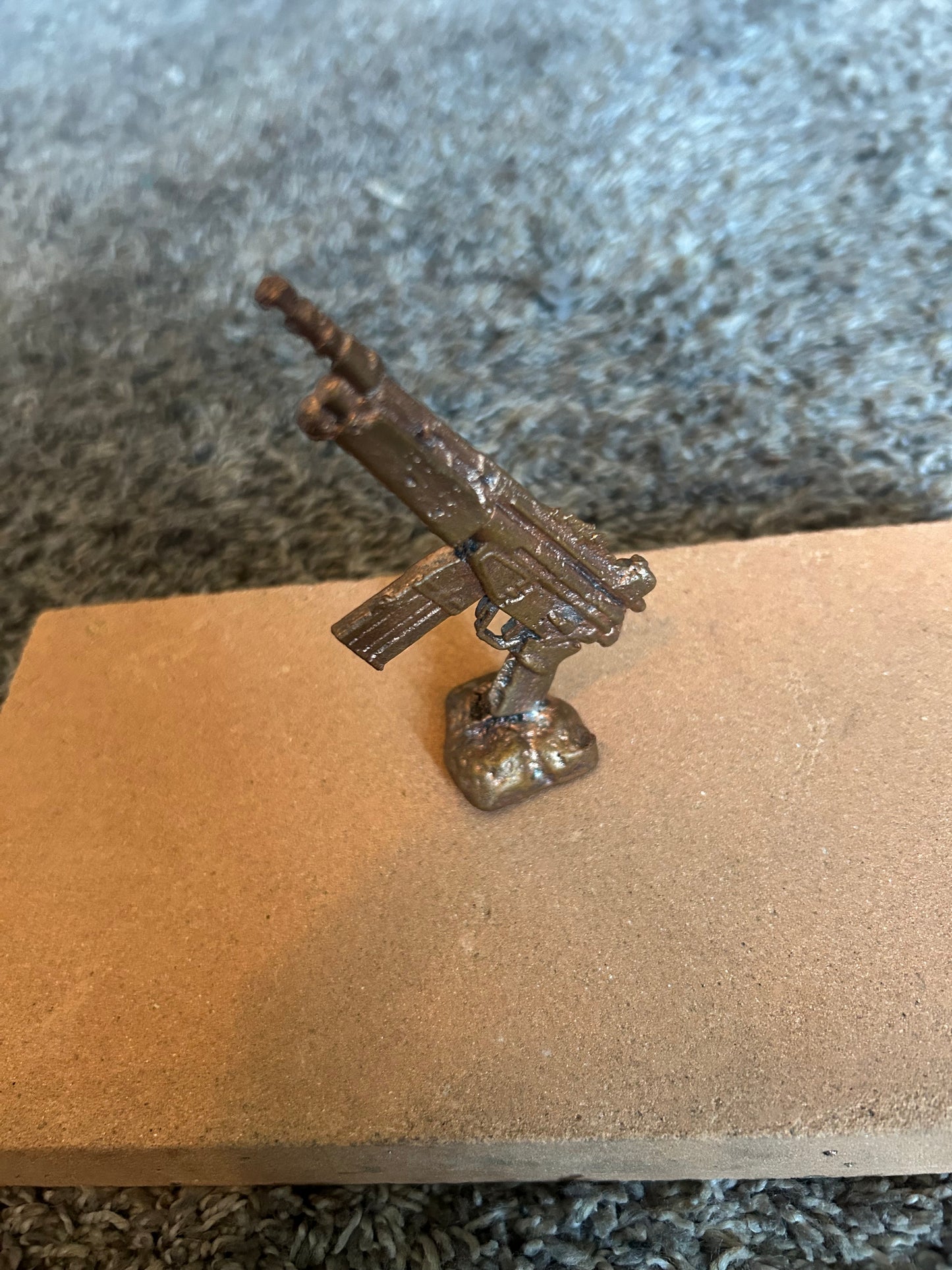 Hand poured pure copper m 15 replica