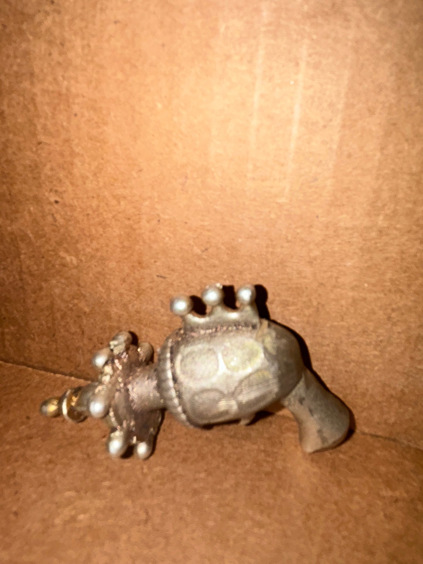 Hand poured 925 silver Ray gun replica